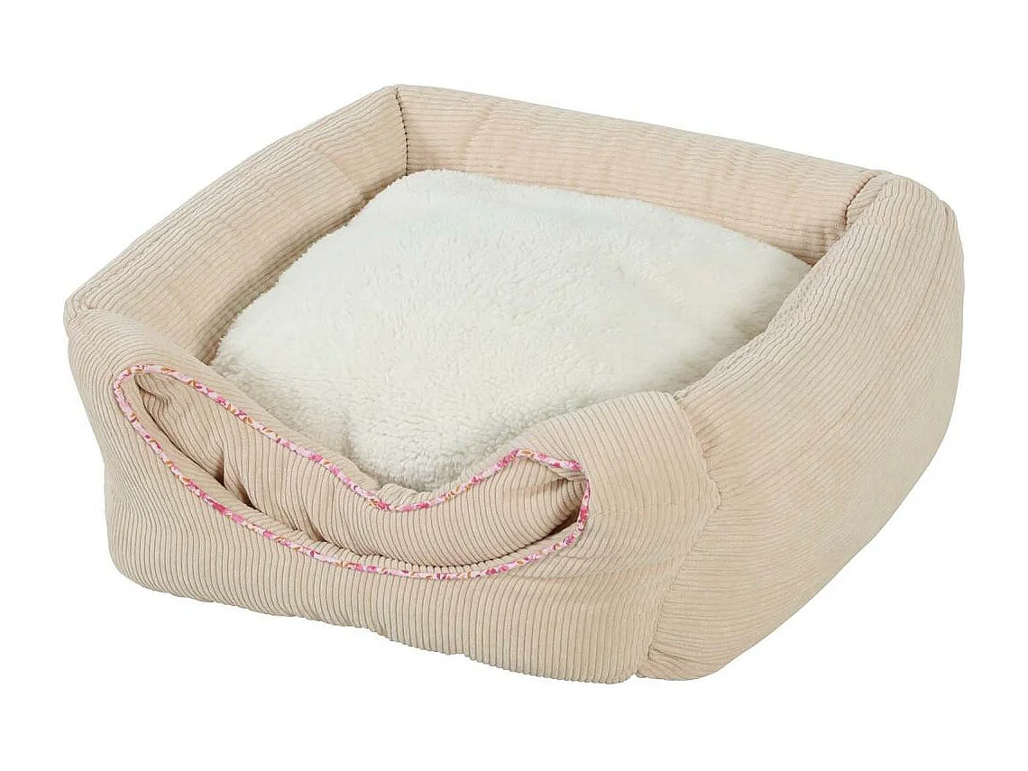 Cube 2 en 1 en velours côtelé Bloom