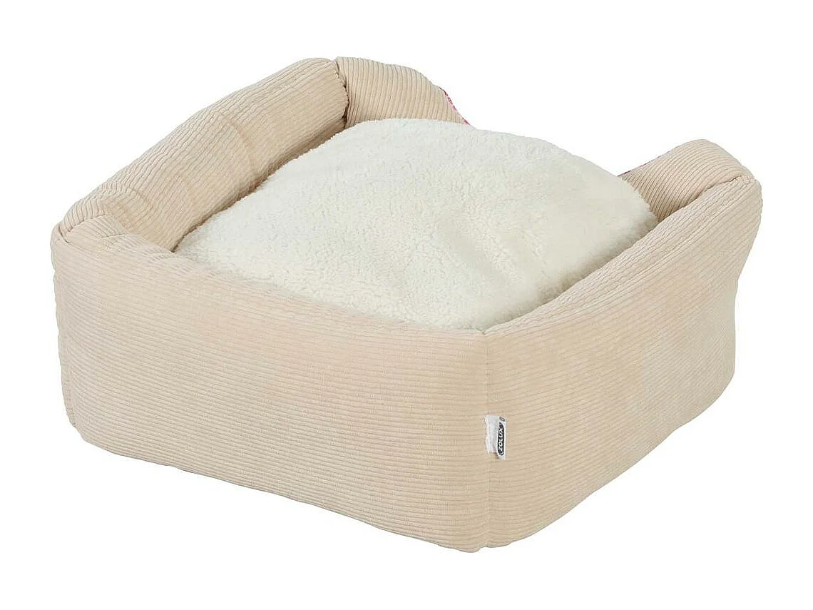 Cube 2 en 1 en velours côtelé Bloom