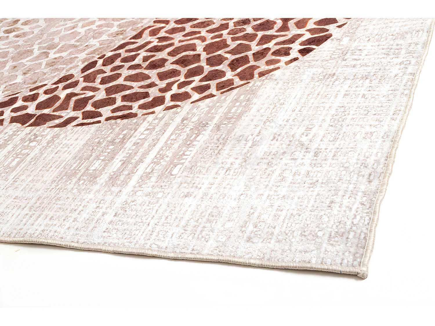 Tapis rectangulaire antidérapant imprimé, moquette en polyester