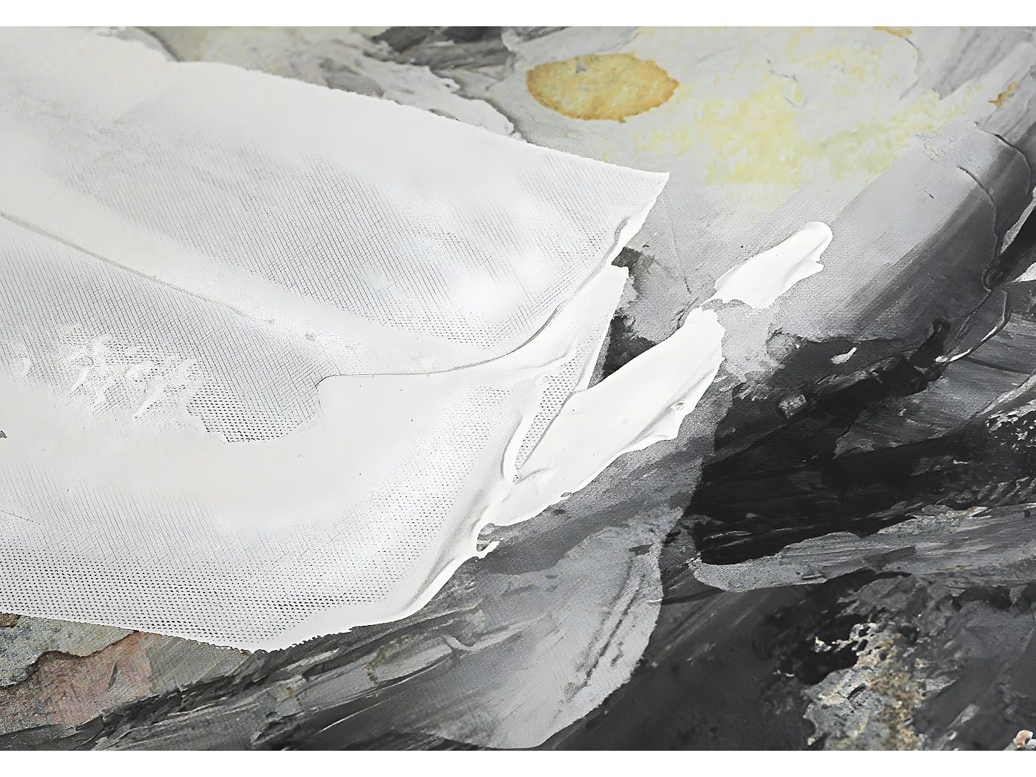 Tableau peinture à l'huile, peinte murale imprimée avec cadre en bois