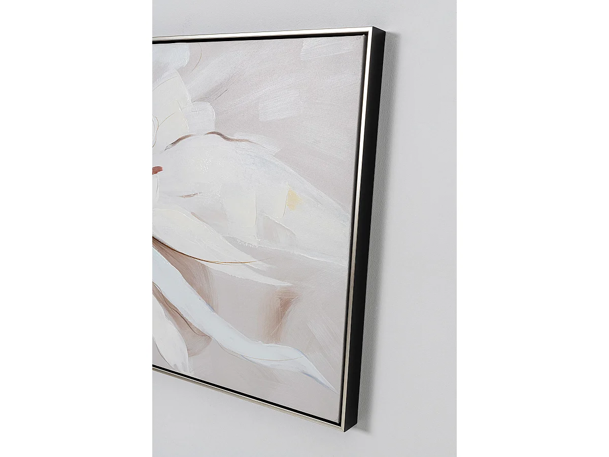 Ensemble de 2 tableaux peinture à l'huile sur toile,peinte à la main avec cadre en bois