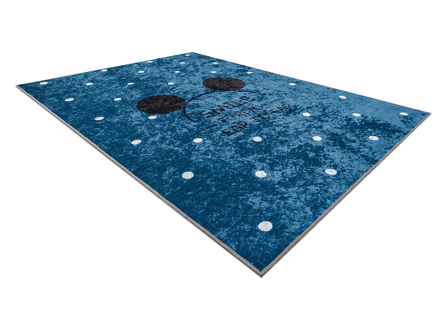 JUNIOR 52244.801 tapijt wasbaar Mickey muis voor kinderen antislip - b 140x190 cm