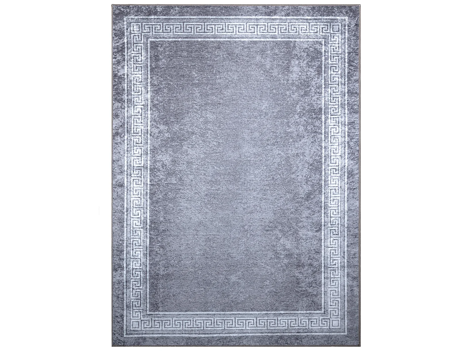 MIRO 51317.807 tapijt wasbaar Kader, grieks antislip - grijs 160x220 cm