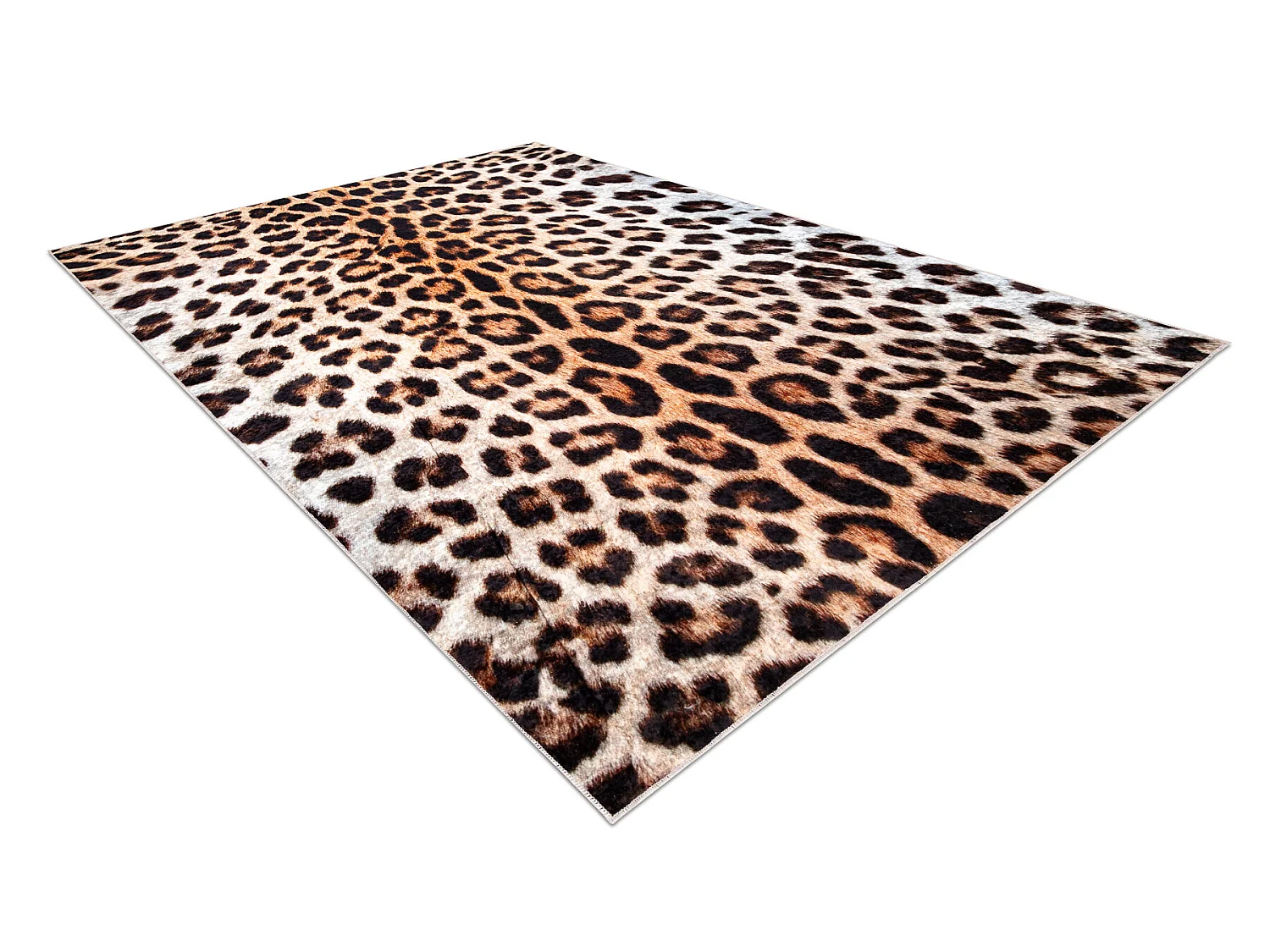 Tapis lavable MIRO 51568.804 Motif léopard antidérapant - crème / m 120x170 cm