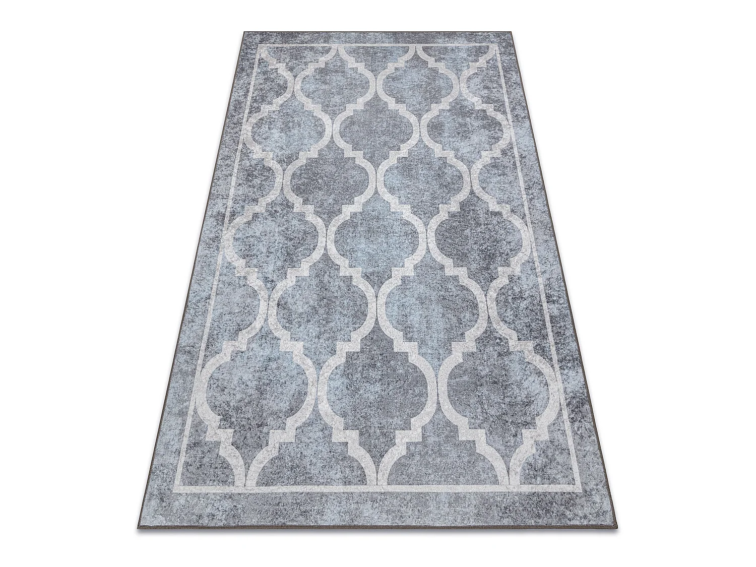 Tapis lavable MIRO 51639.805 Treillis antidérapant - gris 80x150 cm