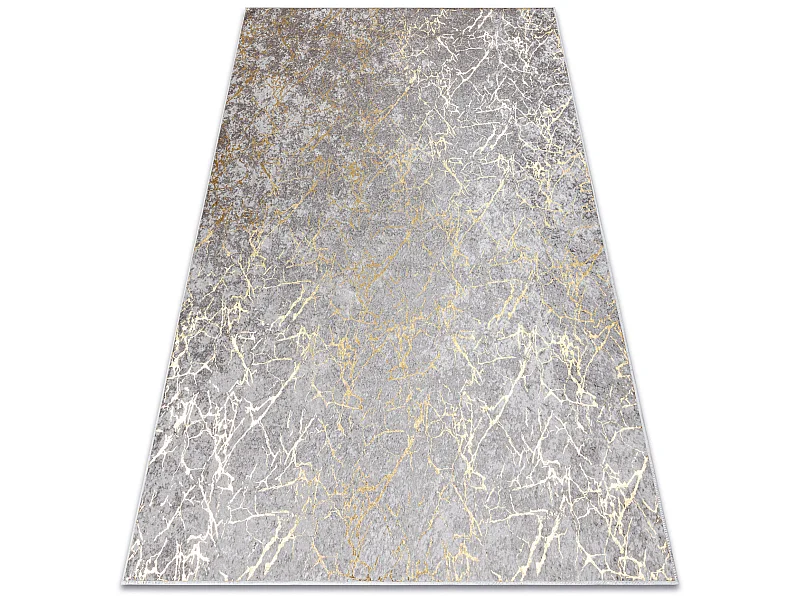 Tapis lavable MIRO 11111.2107 Marbre, glamour antidérapant - gris cla 140x190 cm