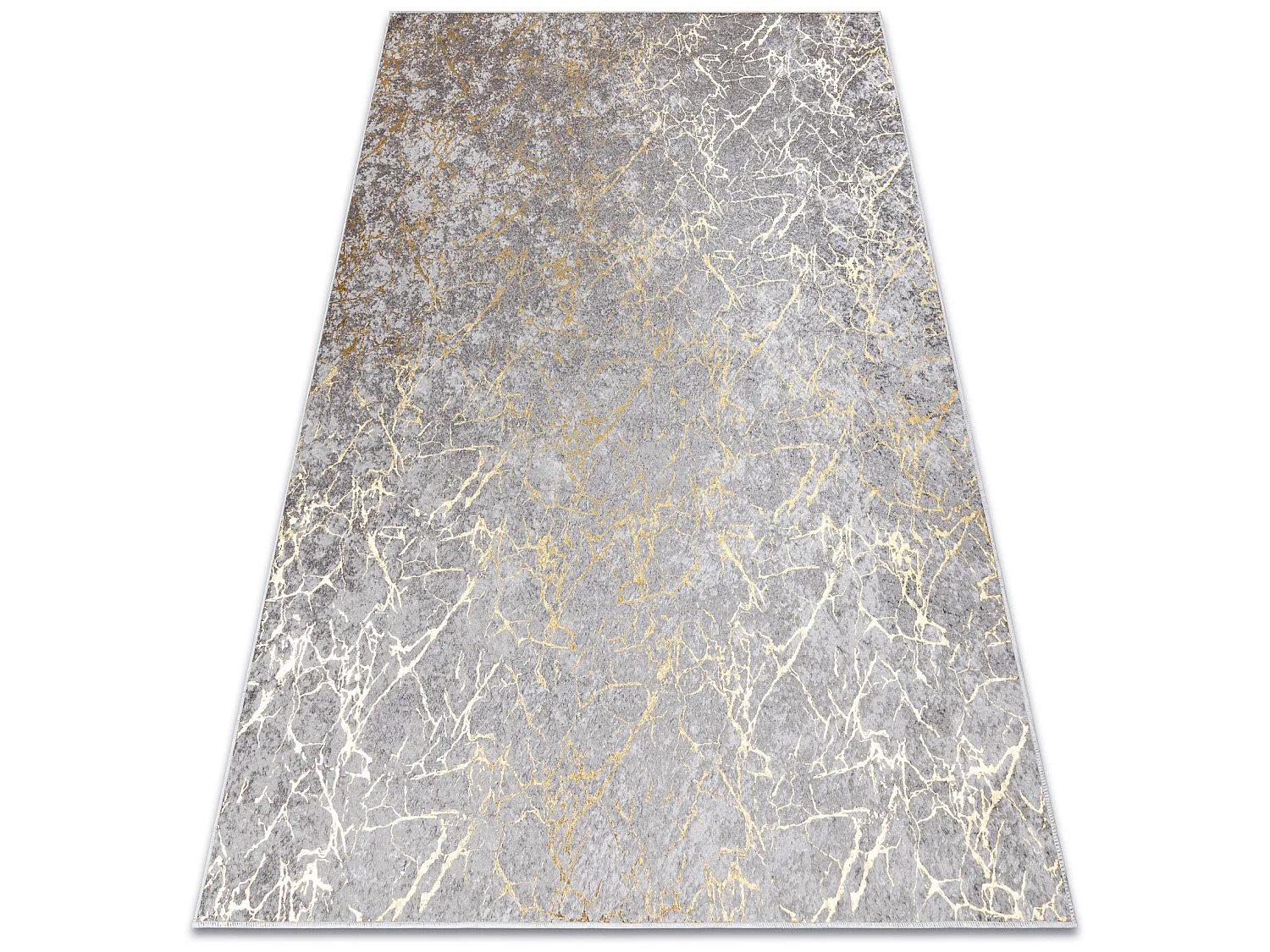 Tapis lavable MIRO 11111.2107 Marbre, glamour antidérapant - gris cla 140x190 cm
