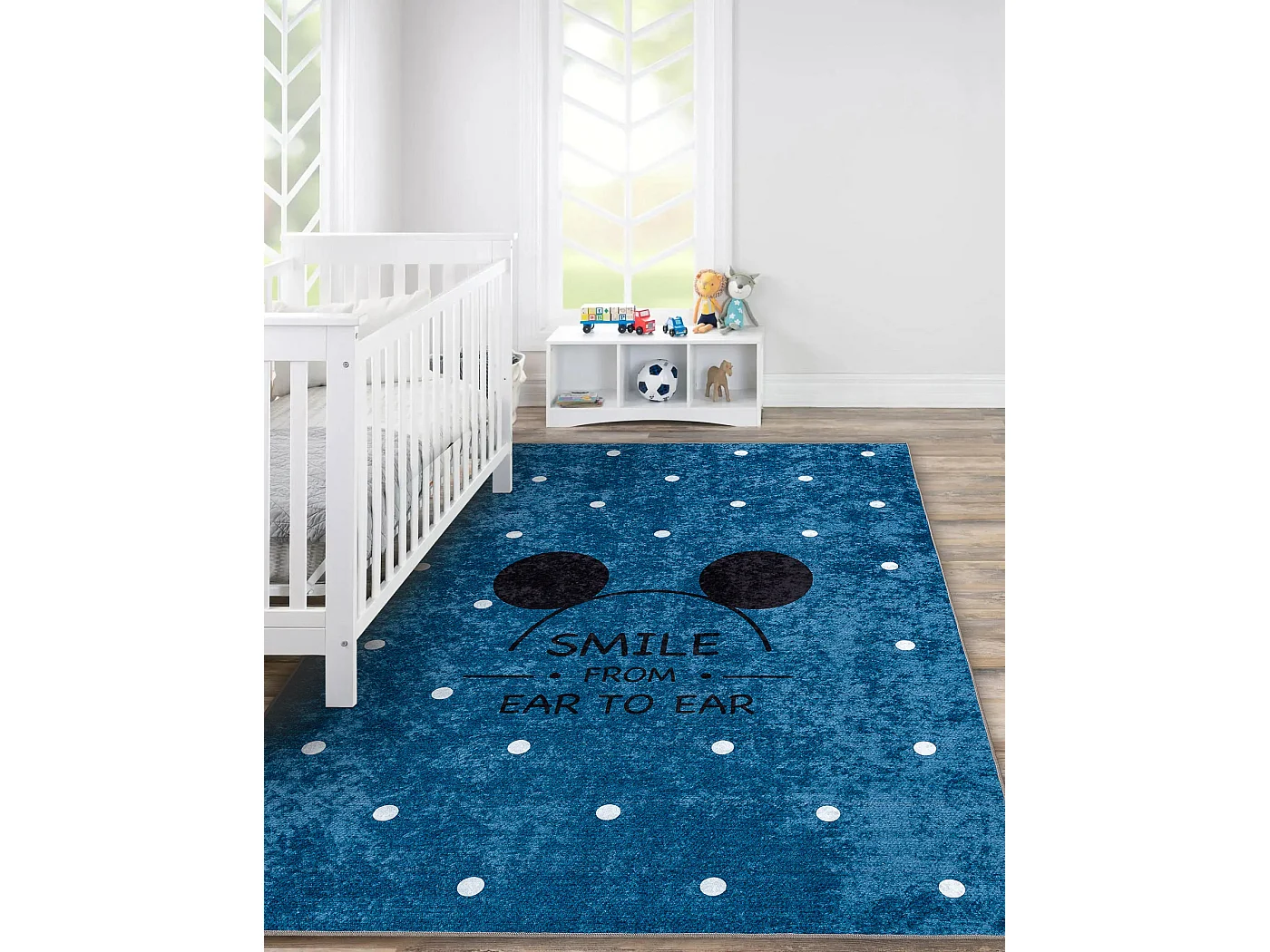 Tapis lavable JUNIOR 52244.801 Mickey la souris pour les enfants antid 160x220 cm
