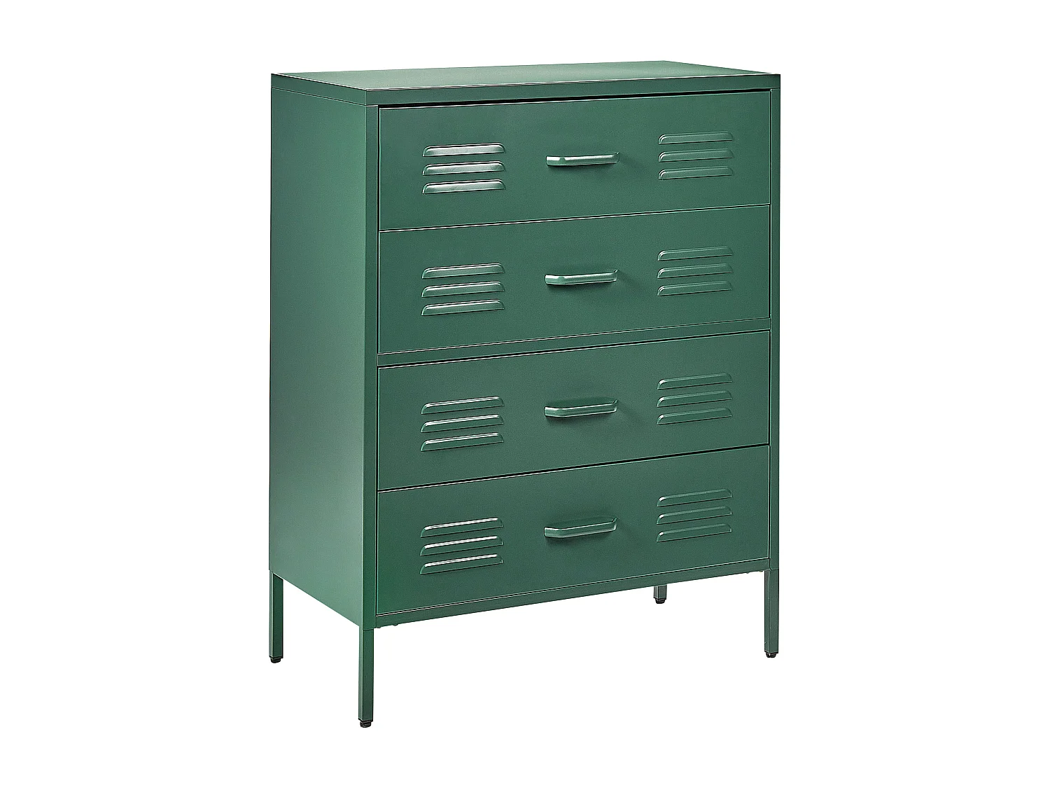 Meuble à tiroirs ENAGO Métal Vert foncé
