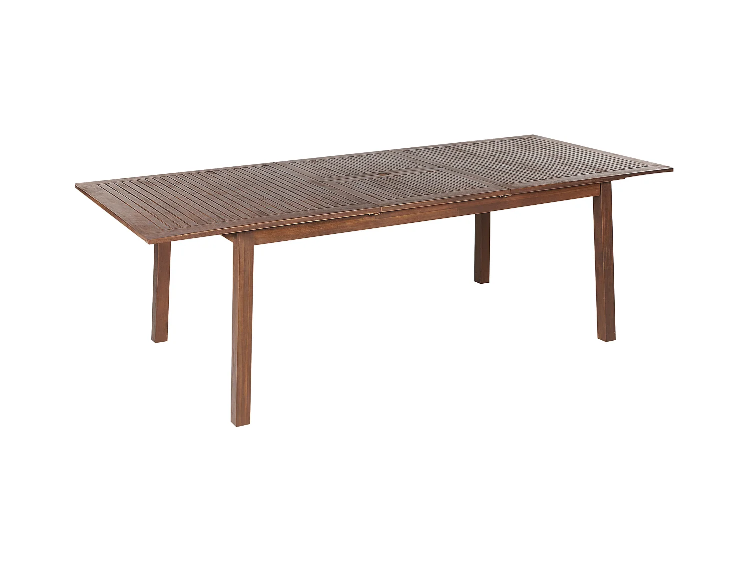 Table de salle à manger de jardin extensible CESANA 180/240 cm 100 cm Acacia Marron foncé