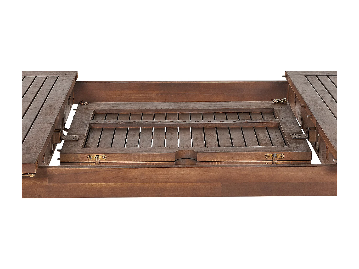 Tavolo da pranzo allungabile da giardino CESANA 180/240 cm 100 cm Legno d'acacia Marrone scuro