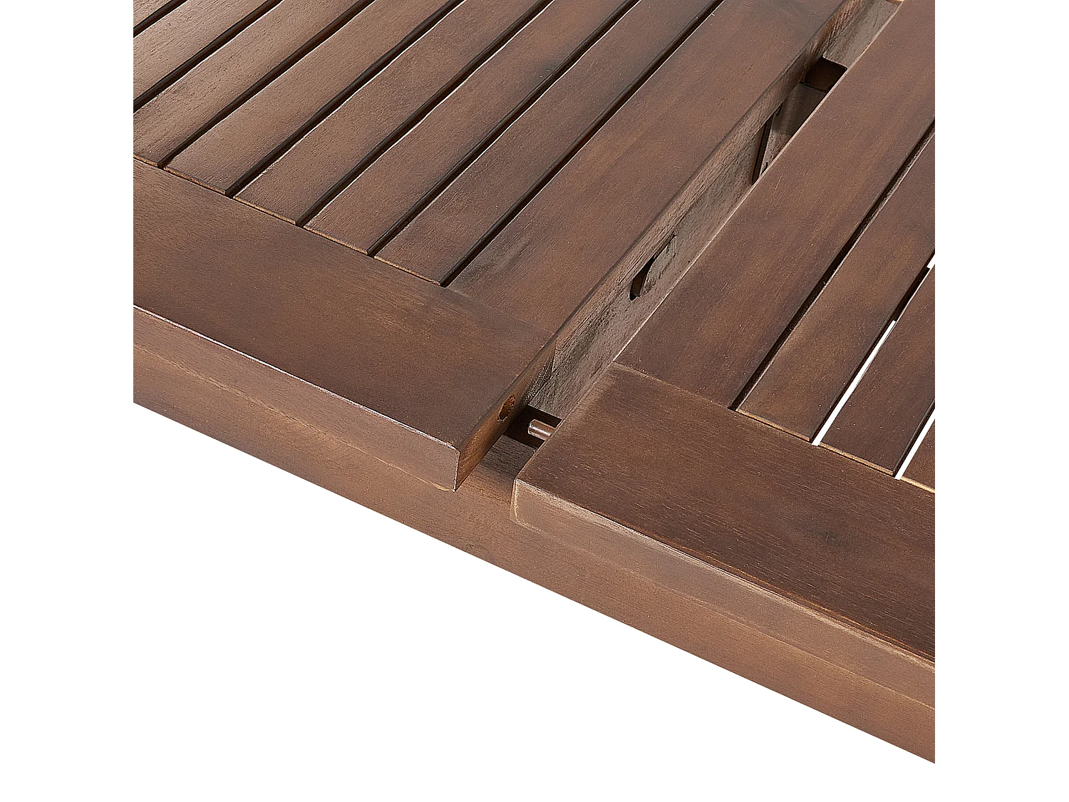 Tavolo da pranzo allungabile da giardino CESANA 180/240 cm 100 cm Legno d'acacia Marrone scuro