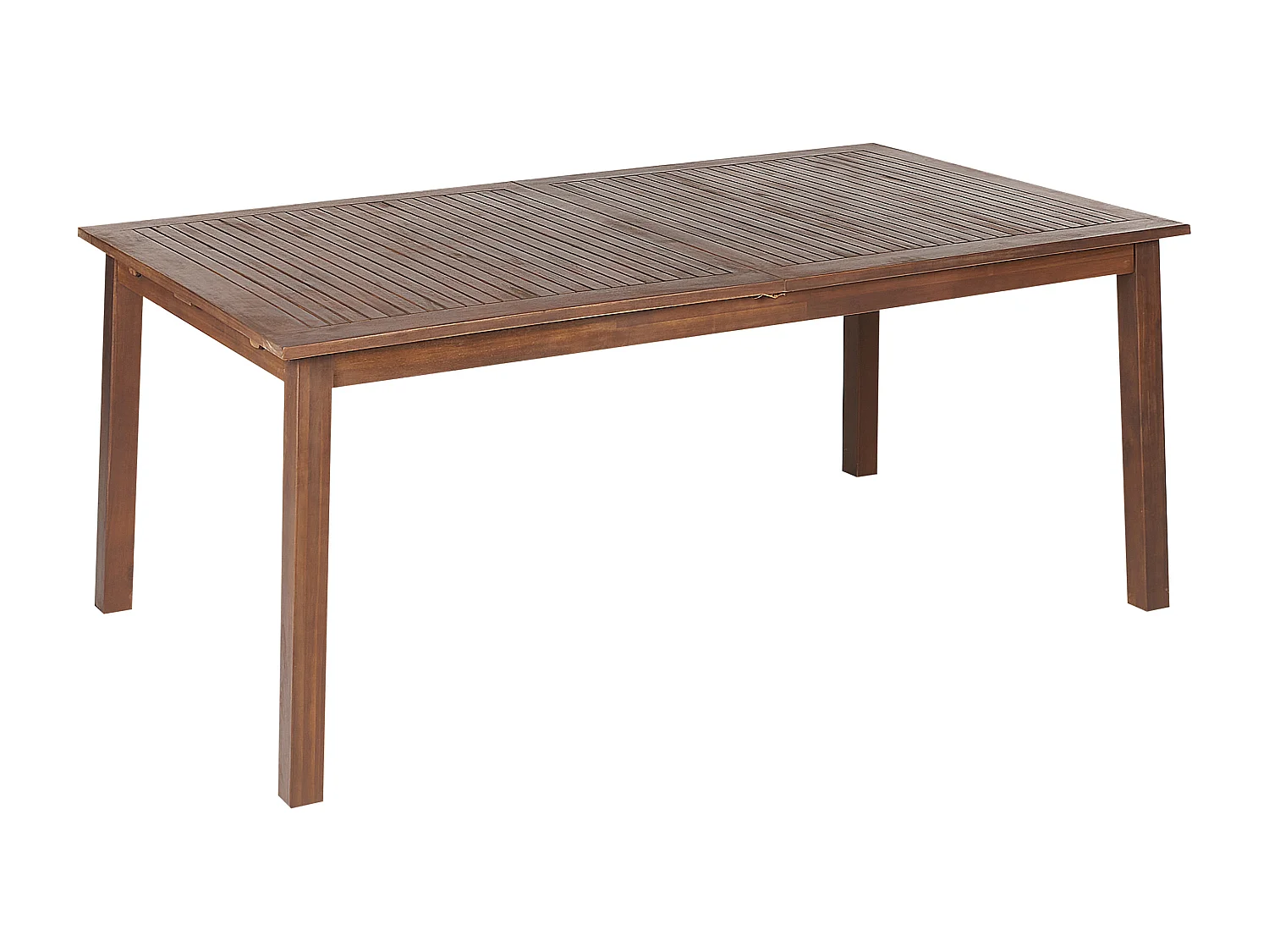 Table de salle à manger de jardin extensible CESANA 180/240 cm 100 cm Acacia Marron foncé