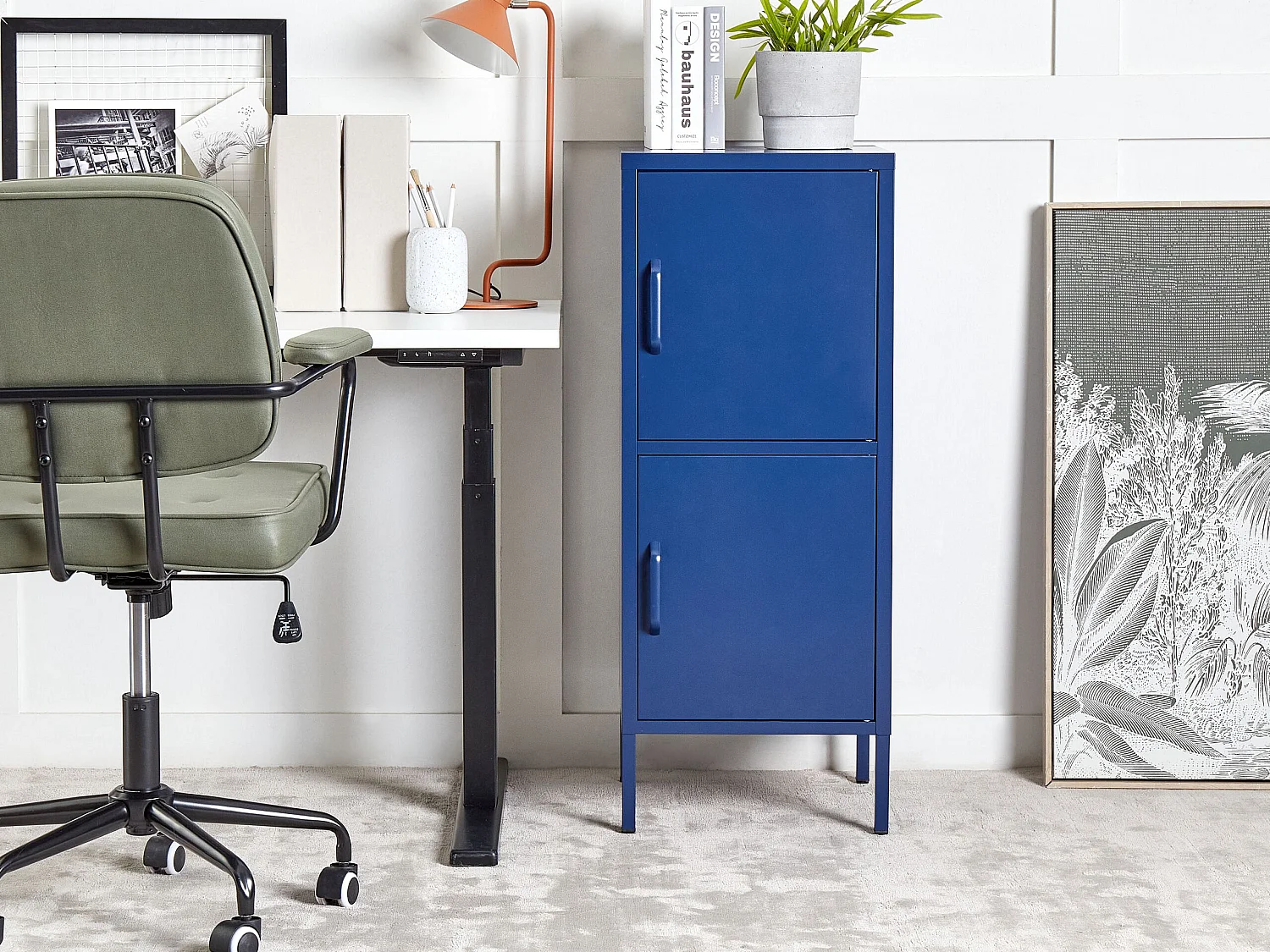 Arrumação de escritório HURON Metal Azul marinho