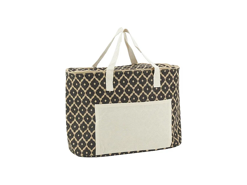 Sac lunch isotherme en jute Diamant 46x15x32