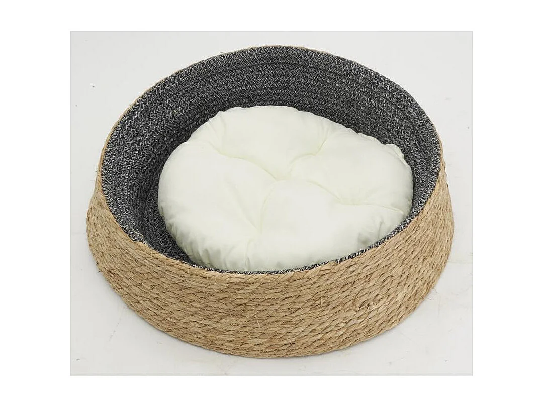 Panier pour chien/chat en jonc