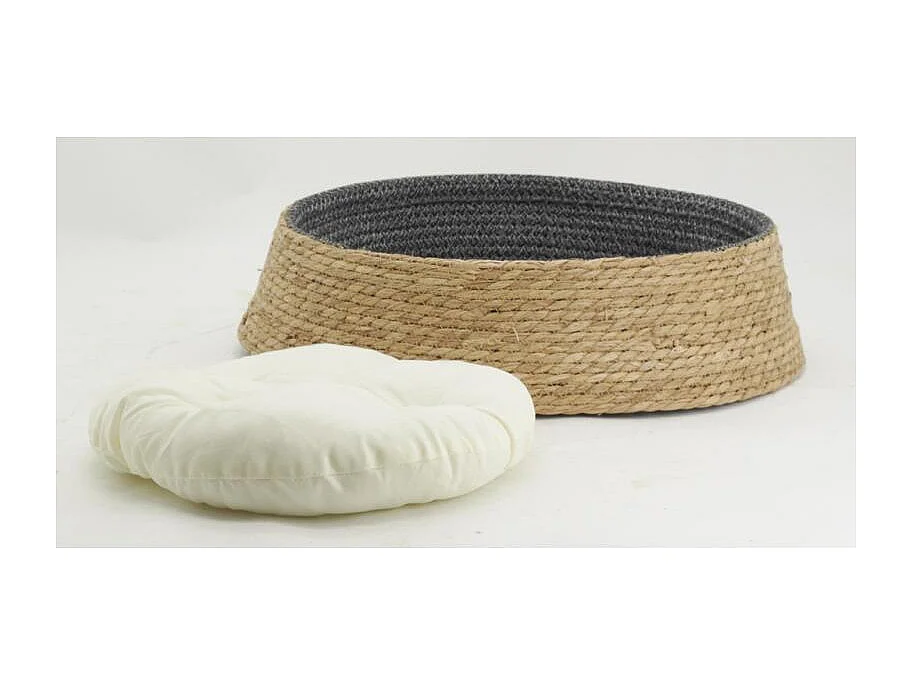 Panier pour chien/chat en jonc