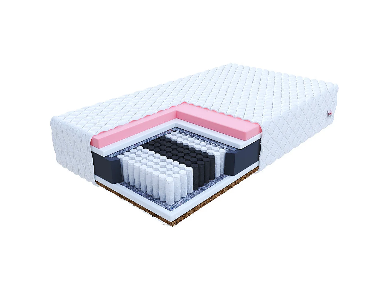 Matelas LIVRA - Mémoire de Forme - Latex -  Epaisseur 22 cm