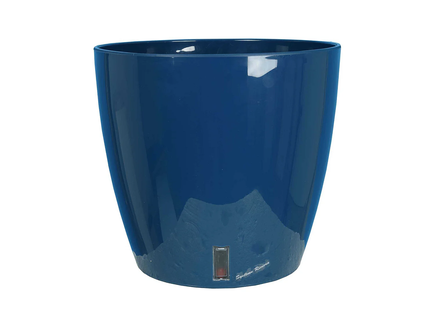 Pot en plastique rond avec réserve d'eau 35 cm Eva