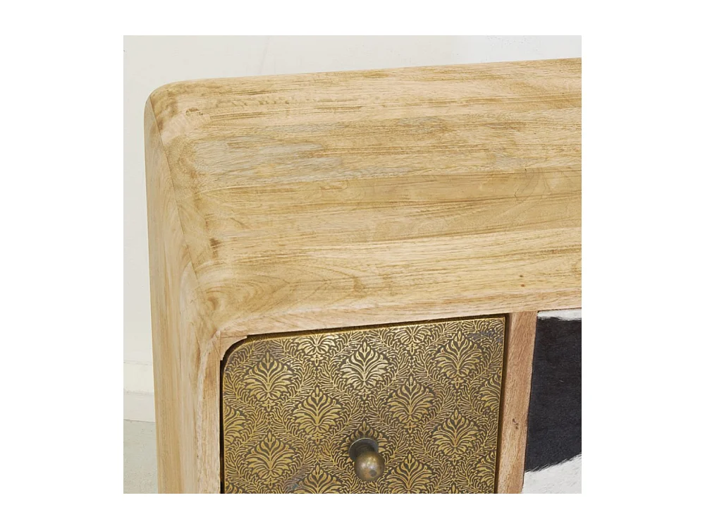 Commode Vache en manguier