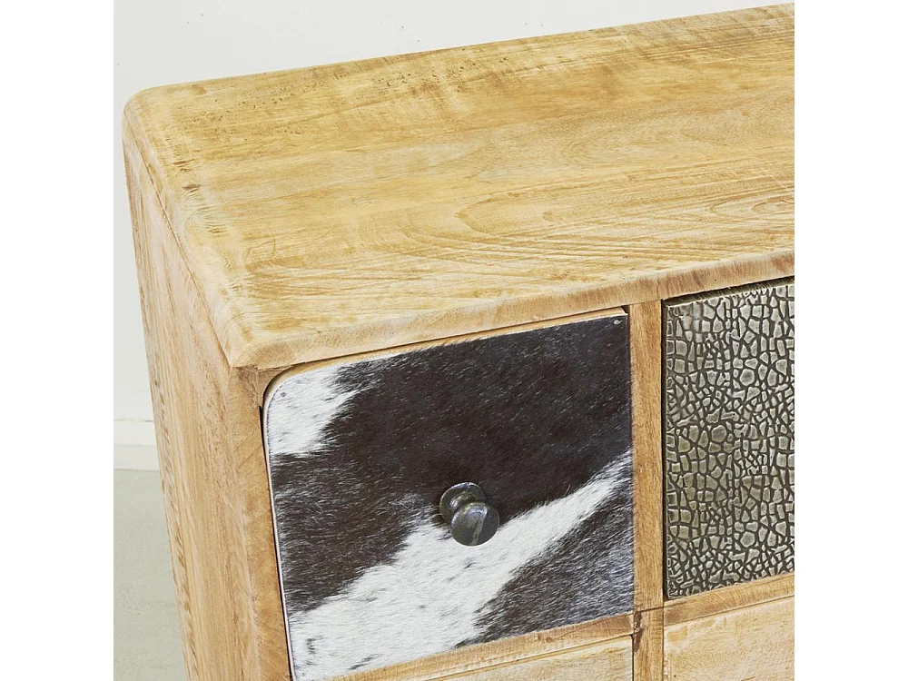 Commode en manguier Vache 20 tiroirs