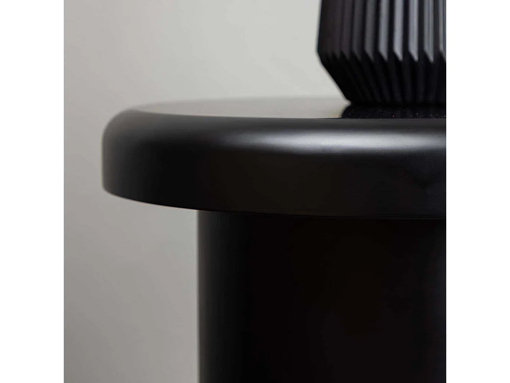 Namsos Couchtisch , Beistelltisch Ø40cm schwarz.