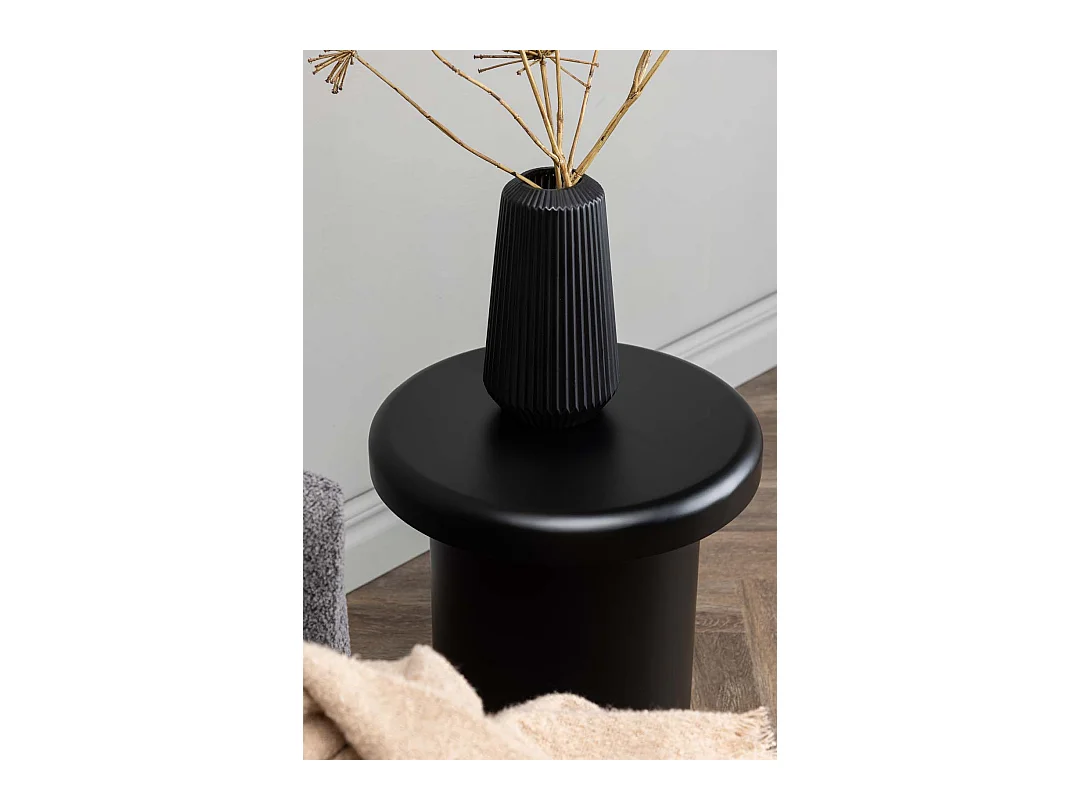 Namsos Couchtisch , Beistelltisch Ø40cm schwarz.