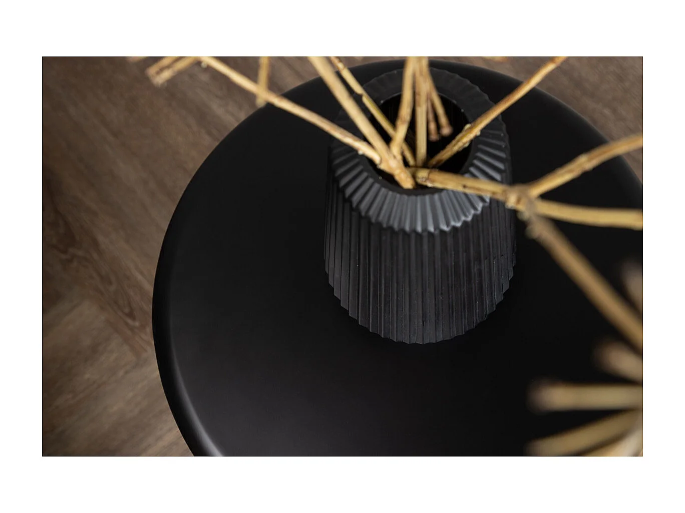 Namsos Couchtisch , Beistelltisch Ø40cm schwarz.