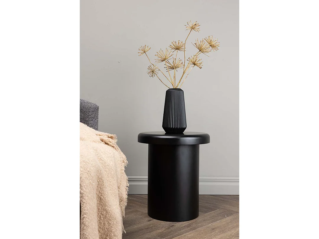 Namsos table basse , table d'appoint Ø40cm noir.