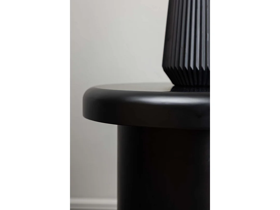 Namsos table basse , table d'appoint Ø40cm noir.