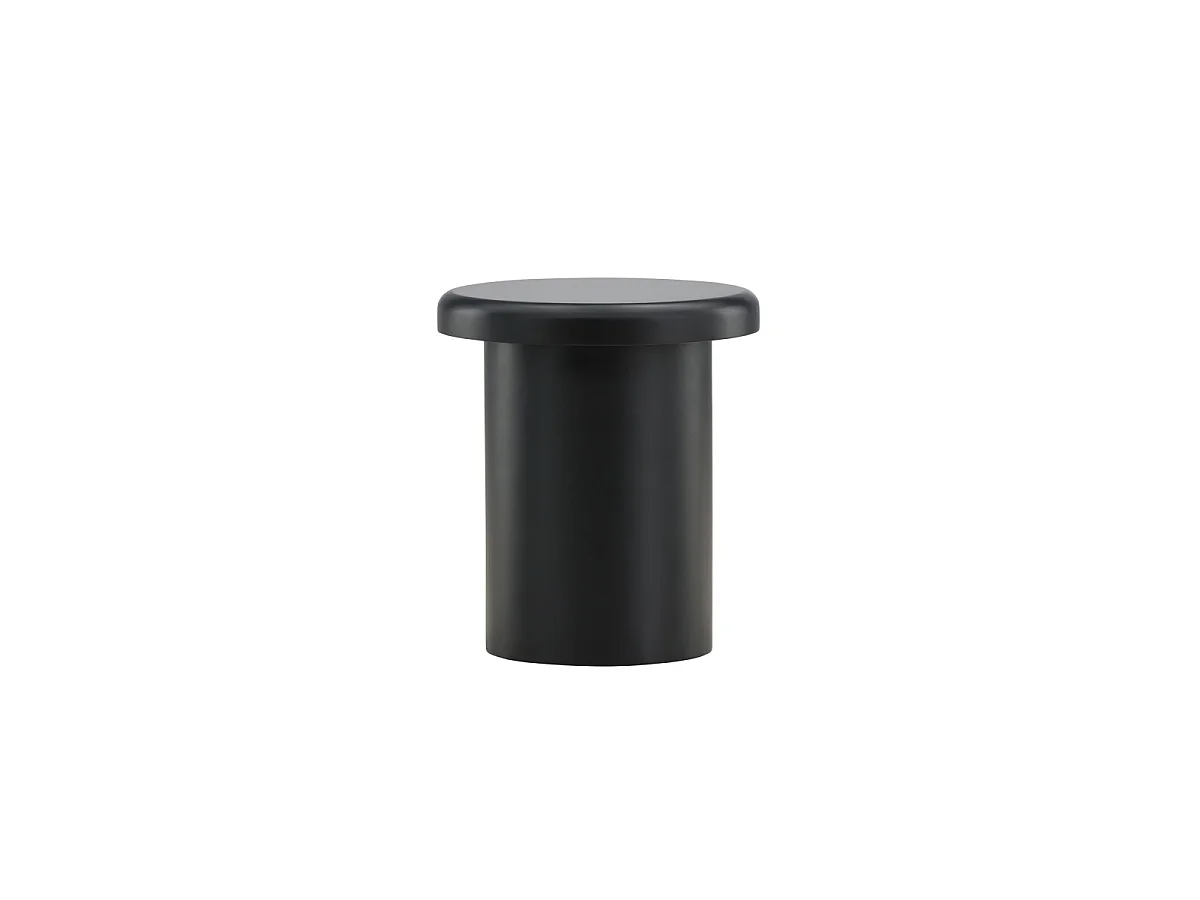 Namsos salontafel , bijzettafel Ø40cm zwart.