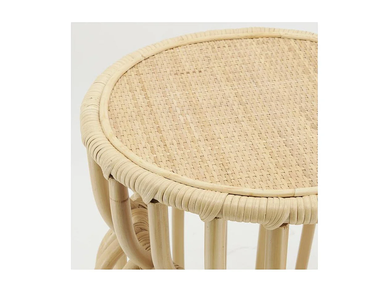 Sellette en rotin miel