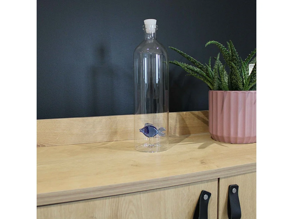 Bouteille décorative en verre Atlantis 1.2 L Poisson