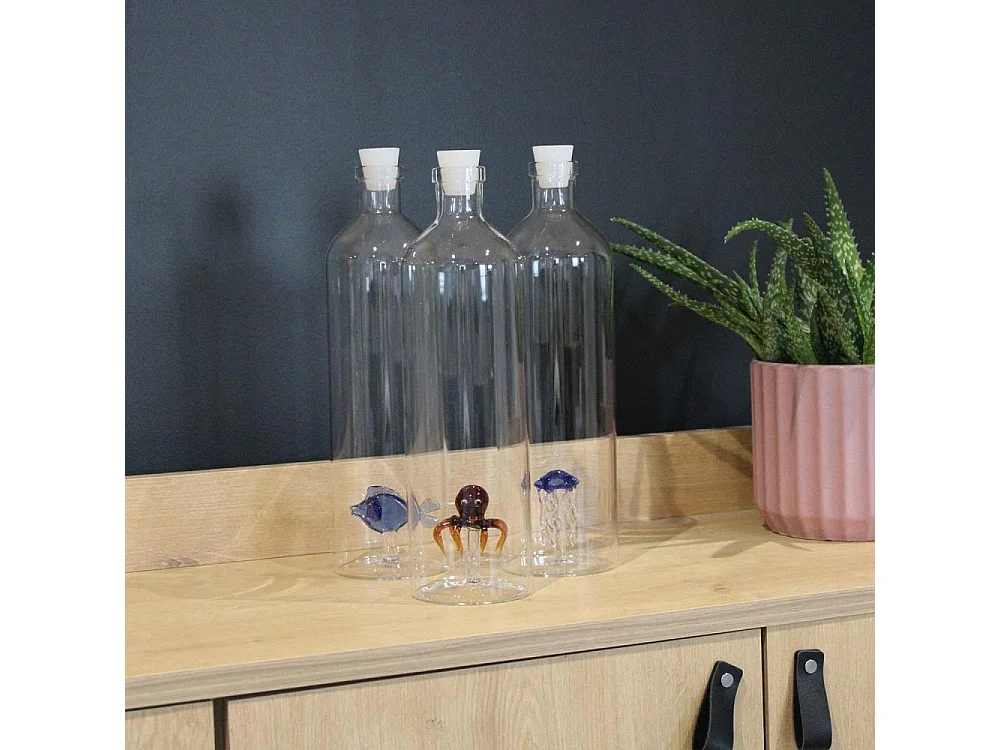 Bouteille décorative en verre Atlantis 1.2 L Poisson
