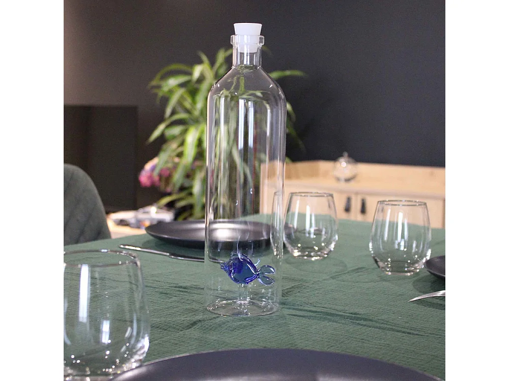 Bouteille décorative en verre Atlantis 1.2 L Poisson