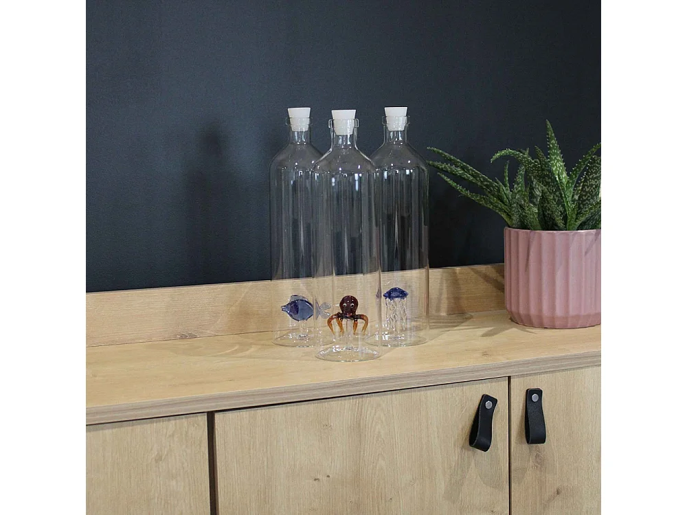 Bouteille décorative en verre Atlantis 1.2 L Pieuvre