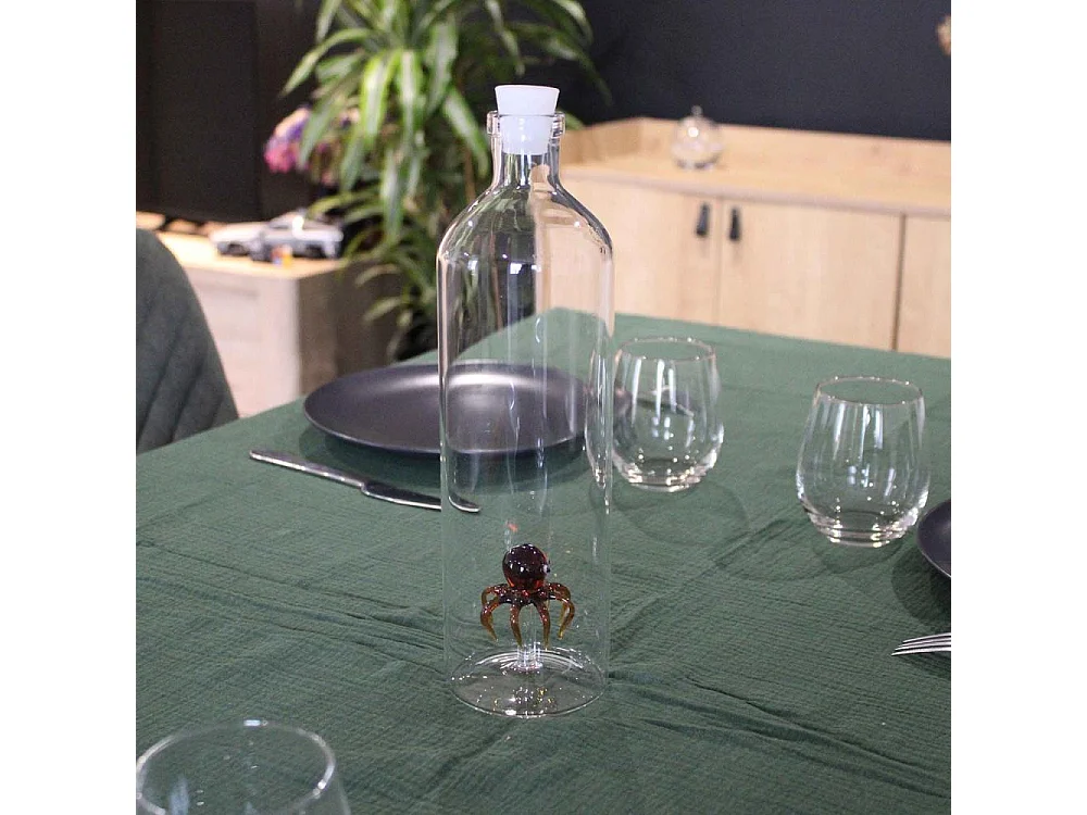 Bouteille décorative en verre Atlantis 1.2 L Pieuvre