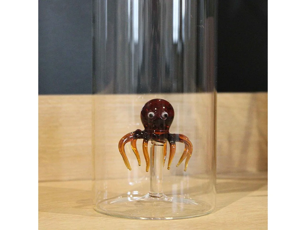 Bouteille décorative en verre Atlantis 1.2 L Pieuvre