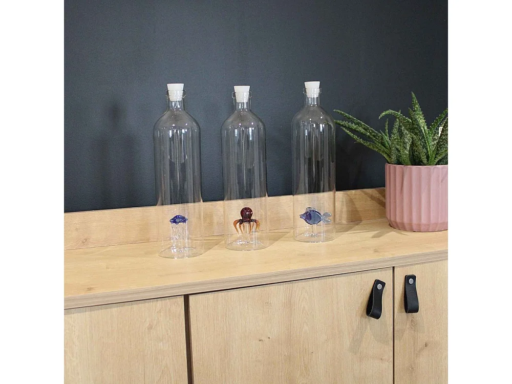 Bouteille décorative en verre Atlantis 1.2 L Pieuvre