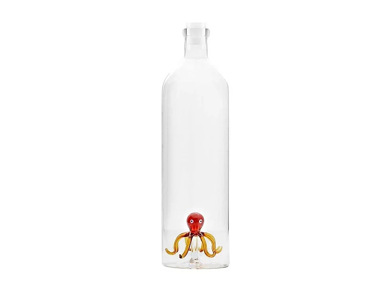 Bouteille décorative en verre Atlantis 1.2 L Pieuvre
