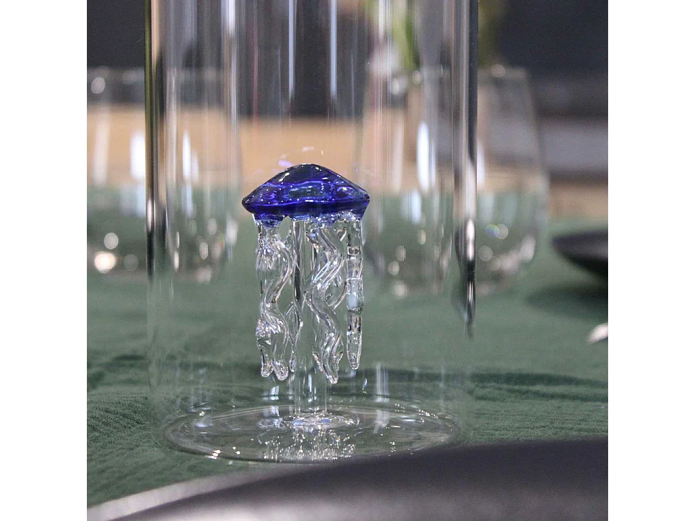 Bouteille décorative en verre Atlantis 1.2 L Méduse