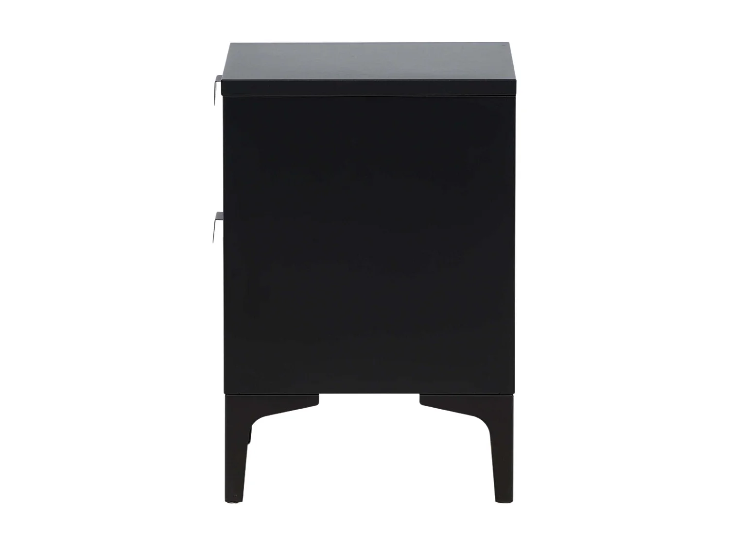 Piring nachtkastje 2 laden zwart.