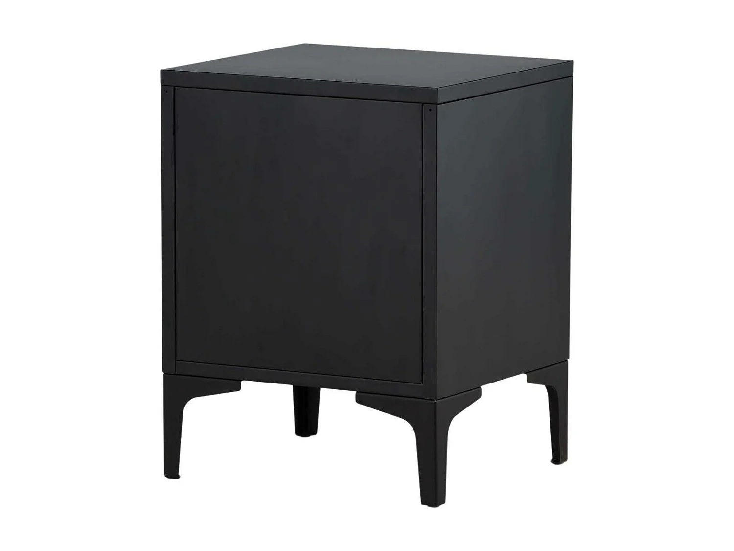 Piring nachtkastje 2 laden zwart.