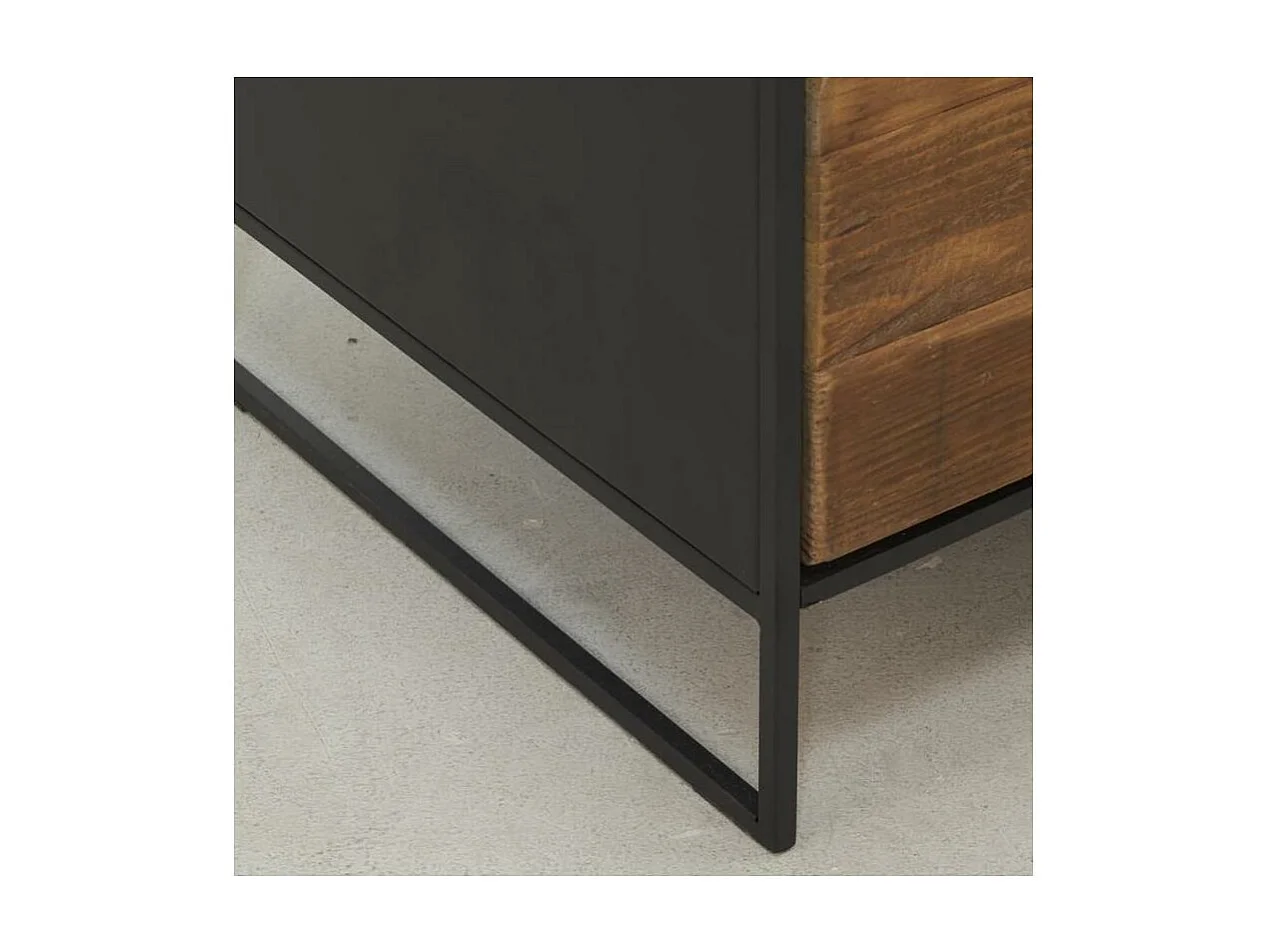 Table de nuit en pin recyclé REWOOD