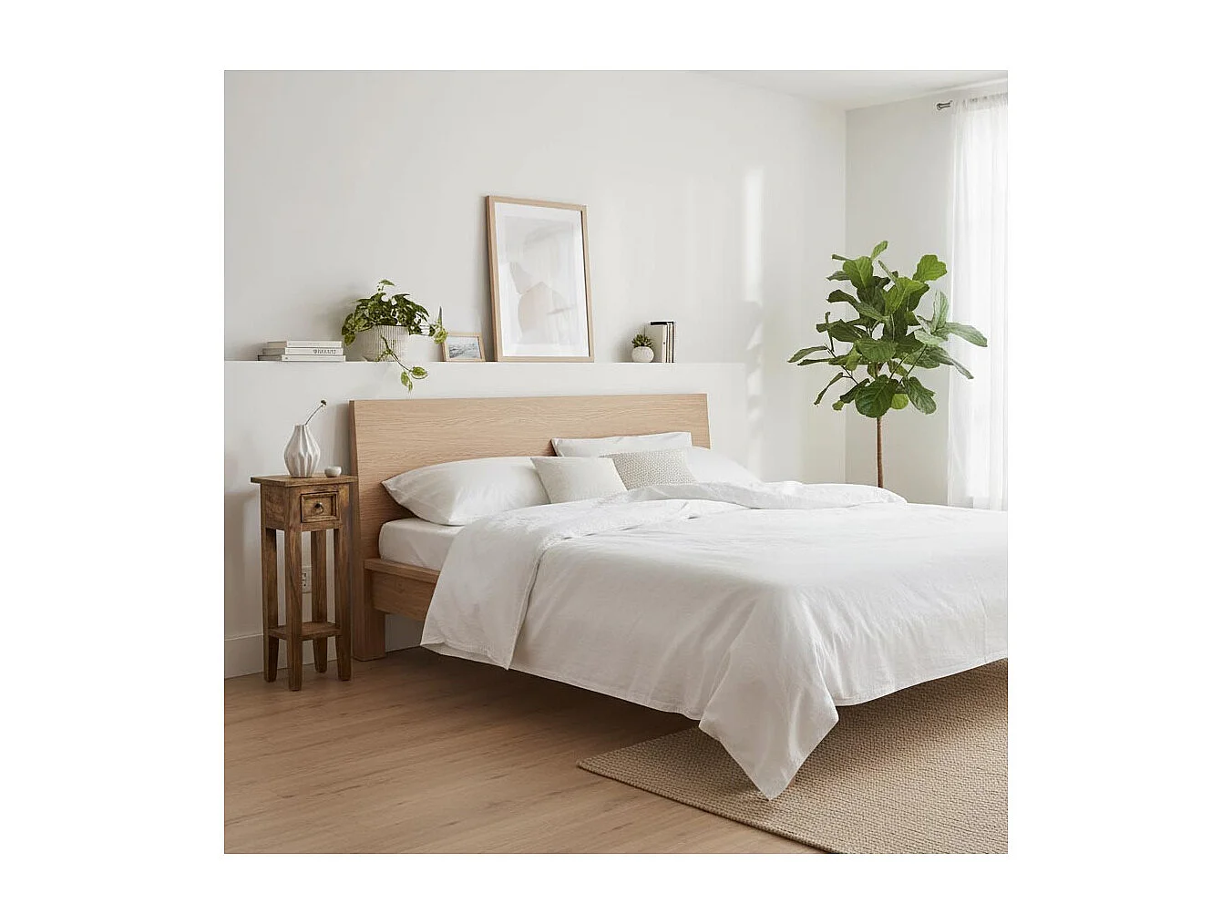 Table de nuit en acajou