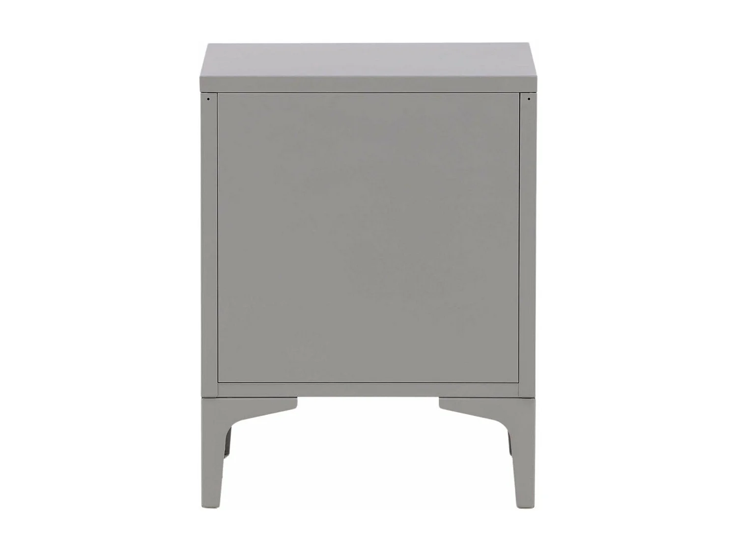 Piring nachtkastje 2 laden lichtgrijs.