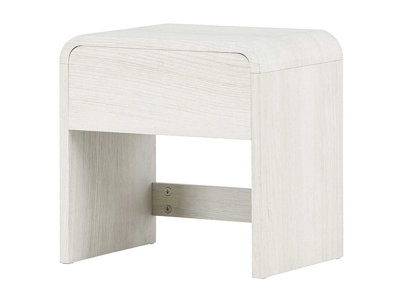 Table de Chevet Design "Lyngdal" 40cm Blanc