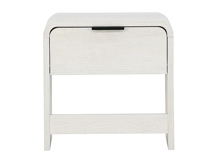Table de Chevet Design "Lyngdal" 40cm Blanc