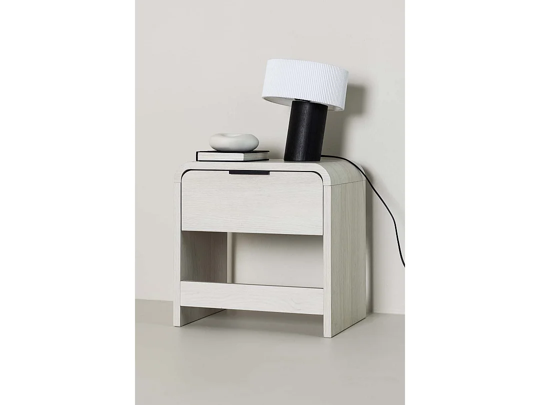 Lyngdal table de nuit whitewash.