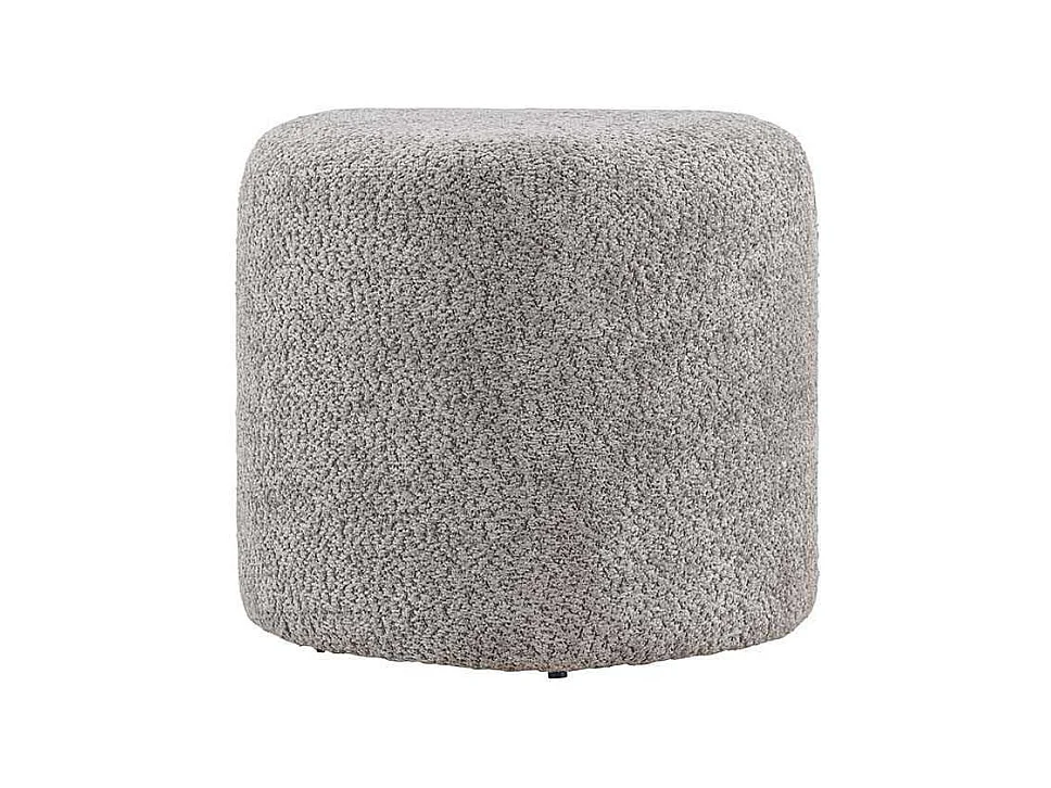 Pouf Peg Ø46cm grigio.